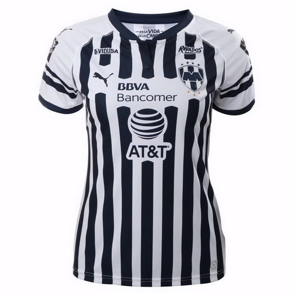 Maillot Football Monterrey Domicile Femme 2018-19 Blanc Noir